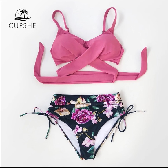 Cupshe Other - •LAST 1!•CUPSHE | NWT | Strappy Floral Bikini